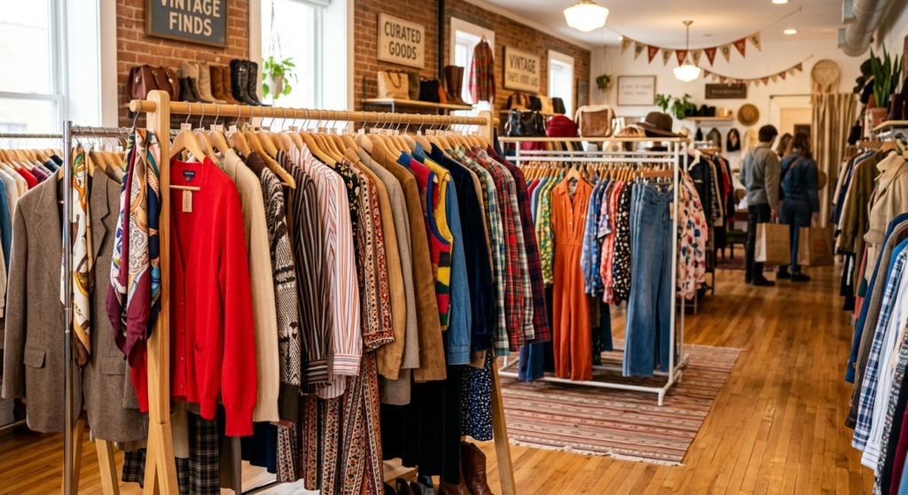 Secondhand shopping guide til bæredygtig mode